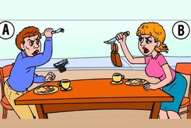 تست هوش | زیر ۳ ثانیه بگو تو دعوای زن و شوهری کدومشون برنده میشن؟