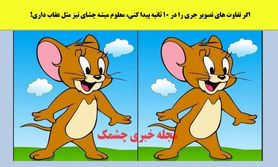 تست هوش | فقط با دقت ها میتونن تفاوت های تصویر رو پیدا کنند
