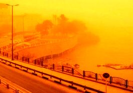 خیزش گرد و خاک در تهران