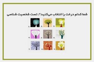 تست روانشناسی | یک درخت انتخاب کن و پیام آخر هفته خودتو بخون