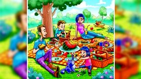تست هوش | اگه فکر میکنی چشمات مثل عقاب تیزه بستنی مخفی رو پیدا کن