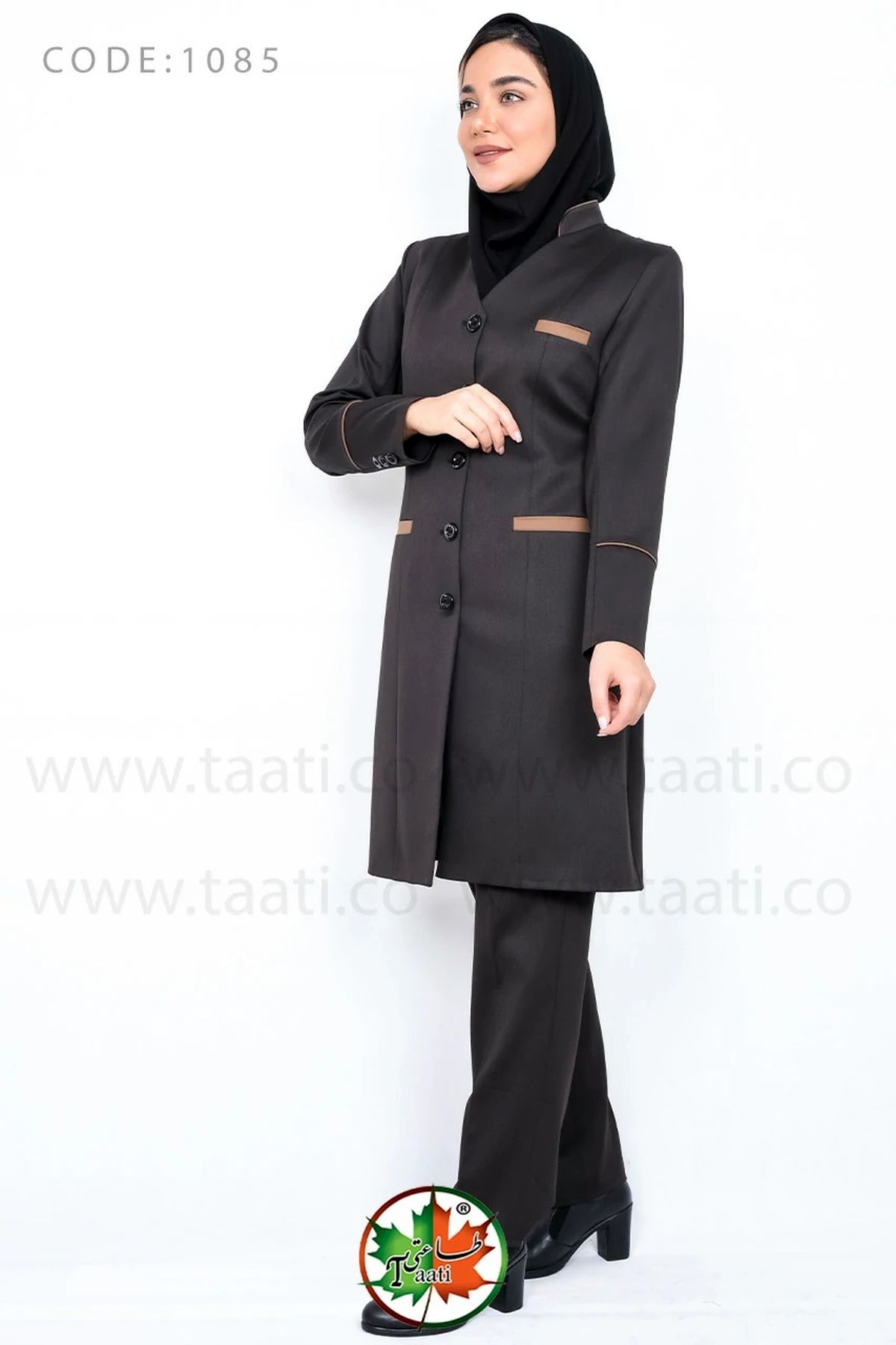 خرید وقیمت مانتو اداری شیک و رسمی | تولیدی طاعتی